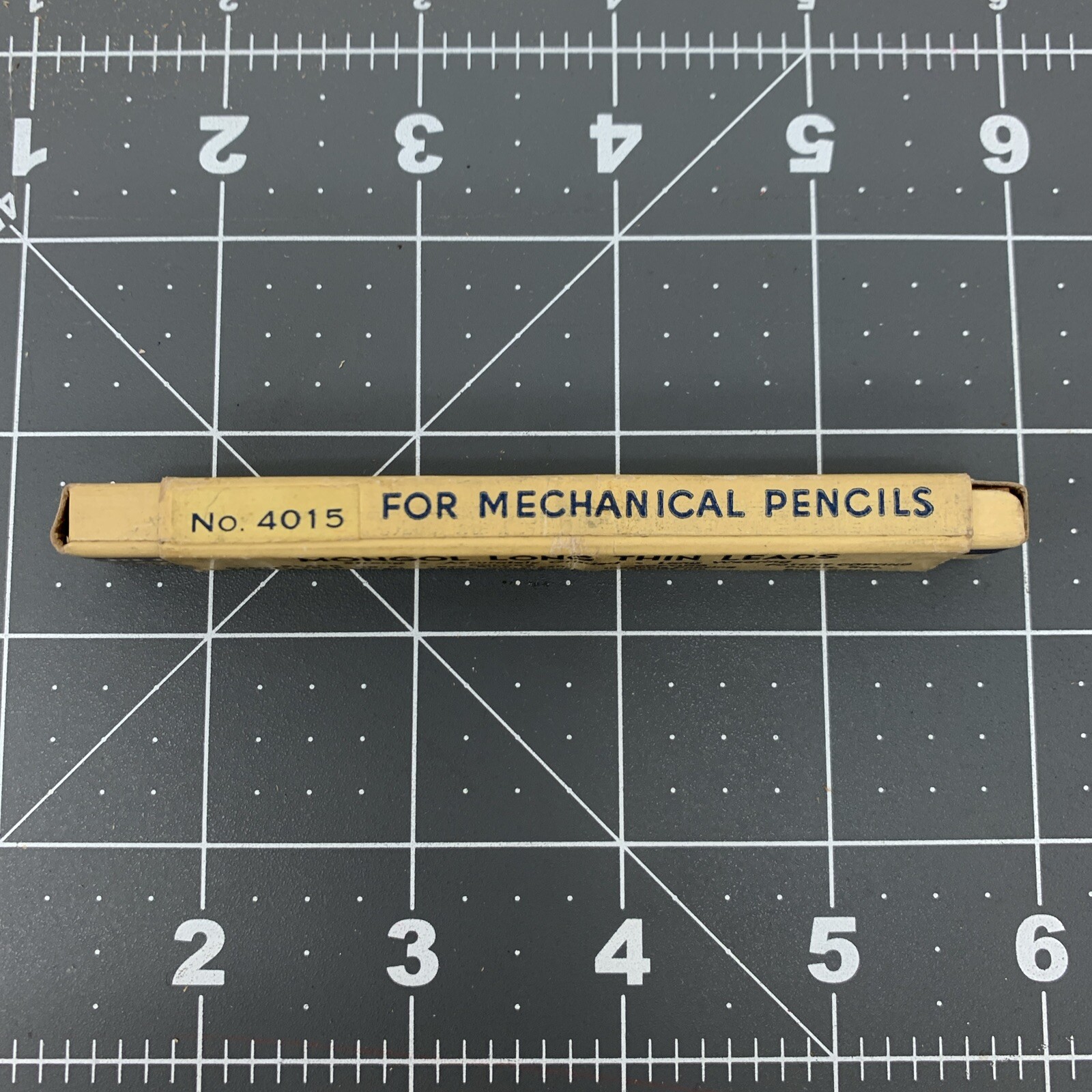 Vintage EBERHARD FABER Mongol 4015 Mechanical Pencil Long Thin Lead 4″ HB
