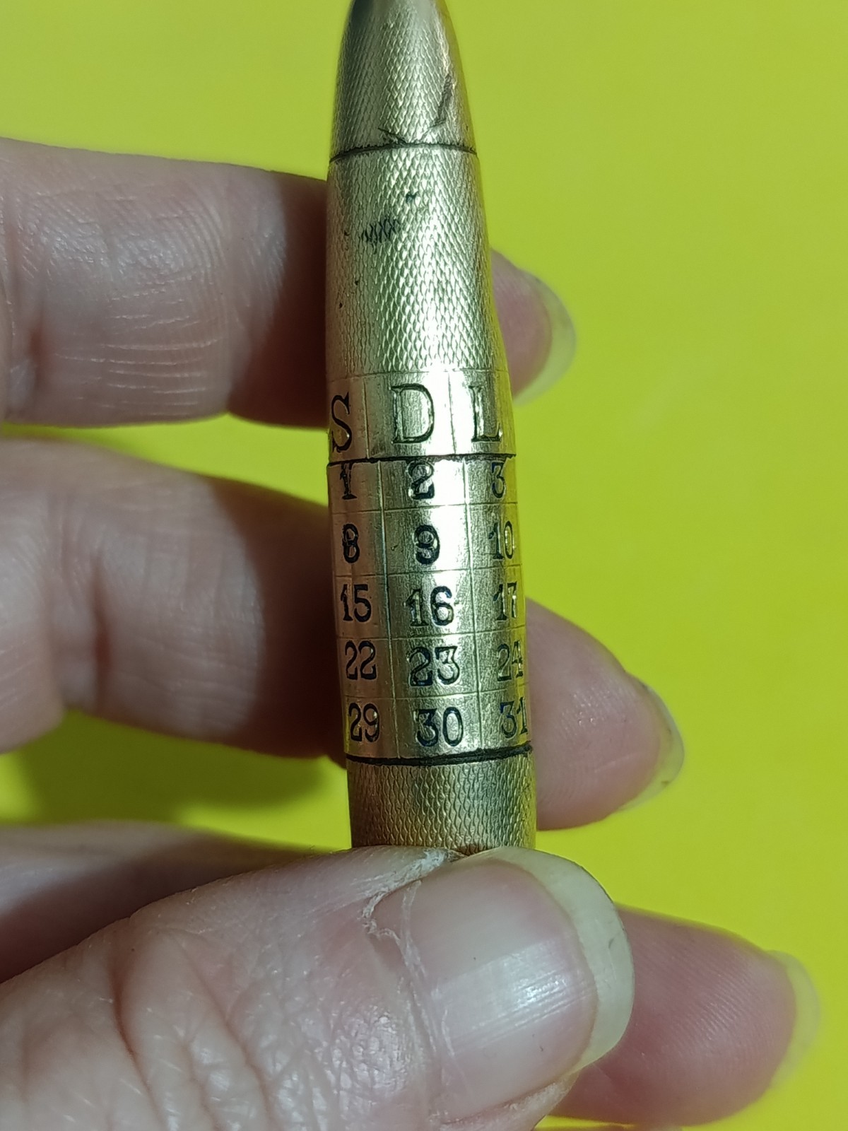 Nice Perpetual Calendar Gold Filled pencil