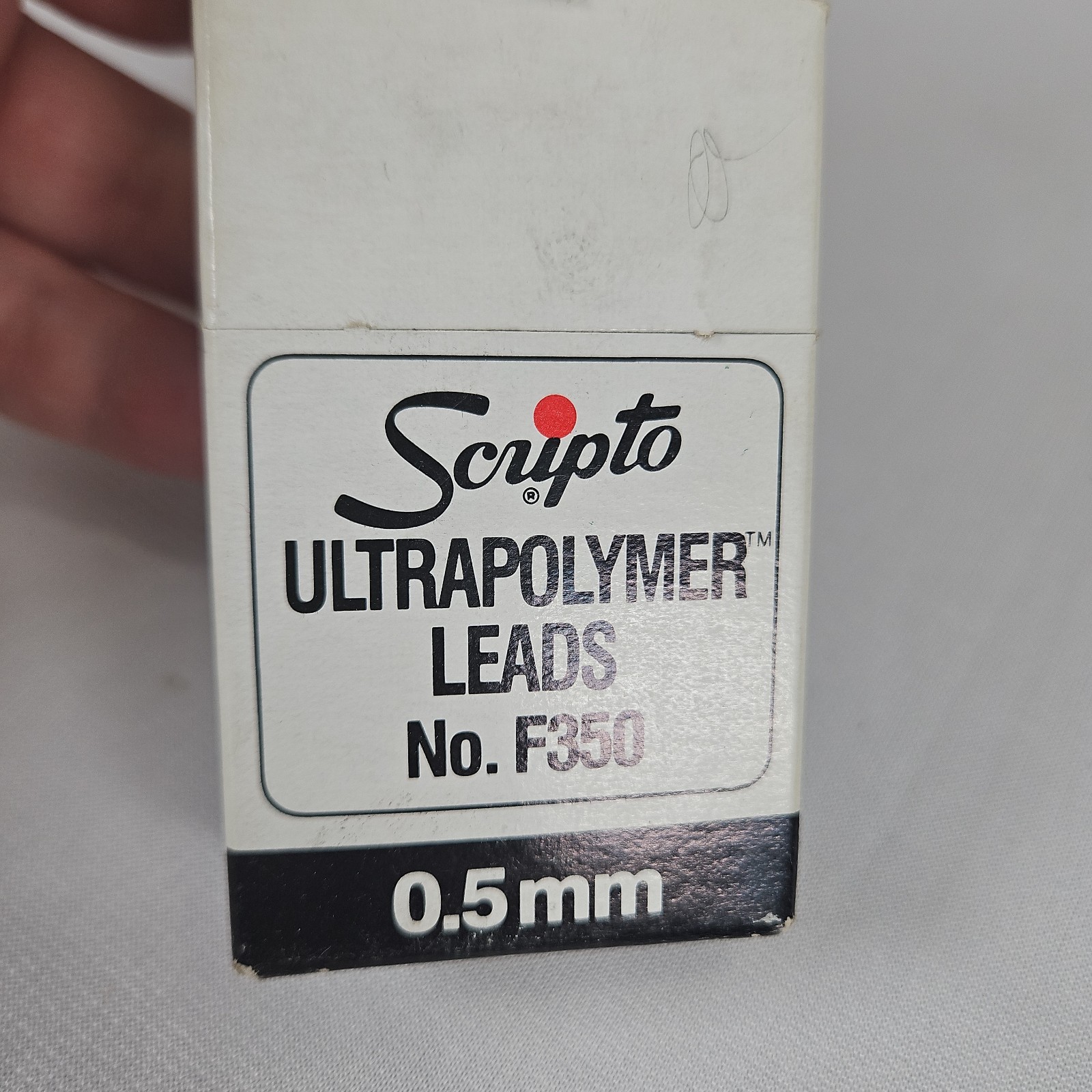 Vintage Scripto Ultrapolymer Pencil Lead Refill .5mm Lot of 10 Tubes x 12 #F350