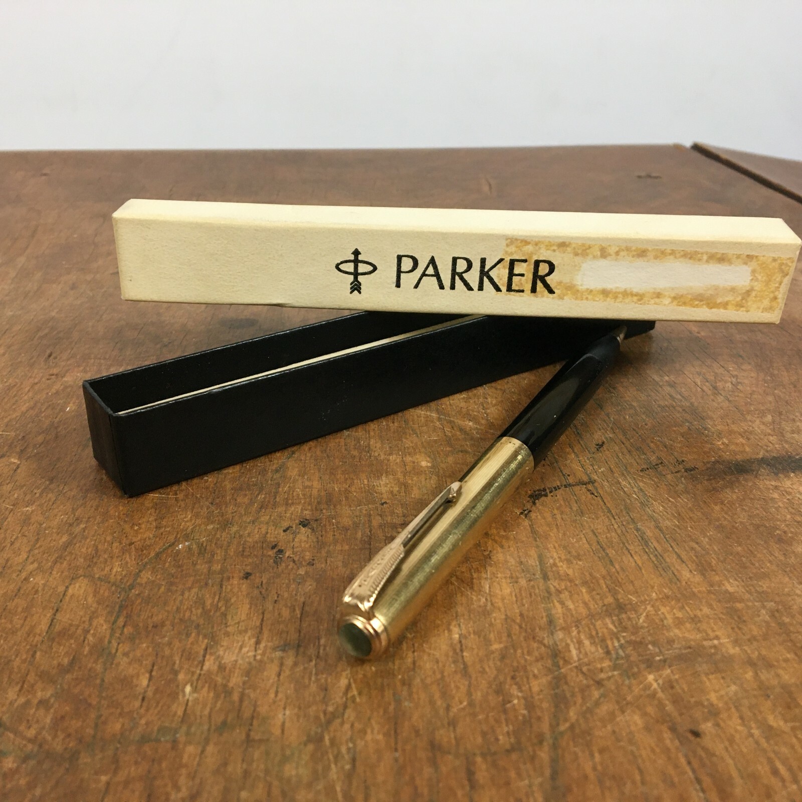 Vintage Parker 1/10 16 K Gold Filled Mechanical Pencil Pen Box Office Desk Mid C