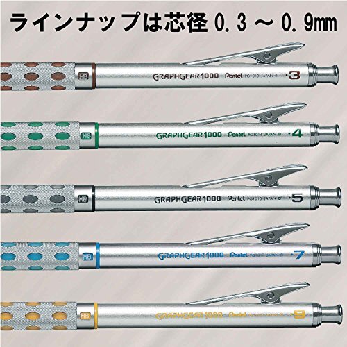 Pentel Graph Gear 1000 Mechanical Drafting Pencil 1 Count (Pack of 1), Blue