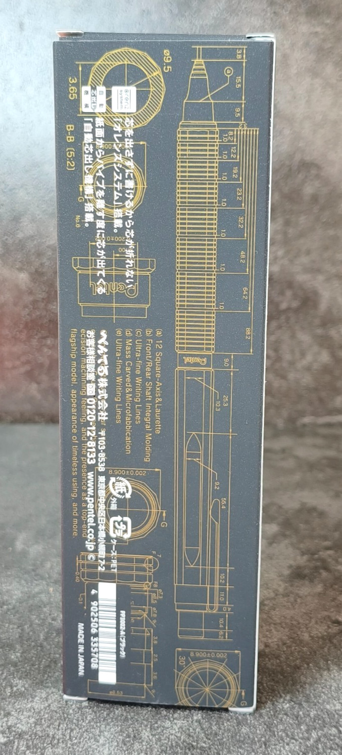 Pentel Orenznero 0.2 Uni Kuru Toga Metal Limited Zento Signature Japan Set