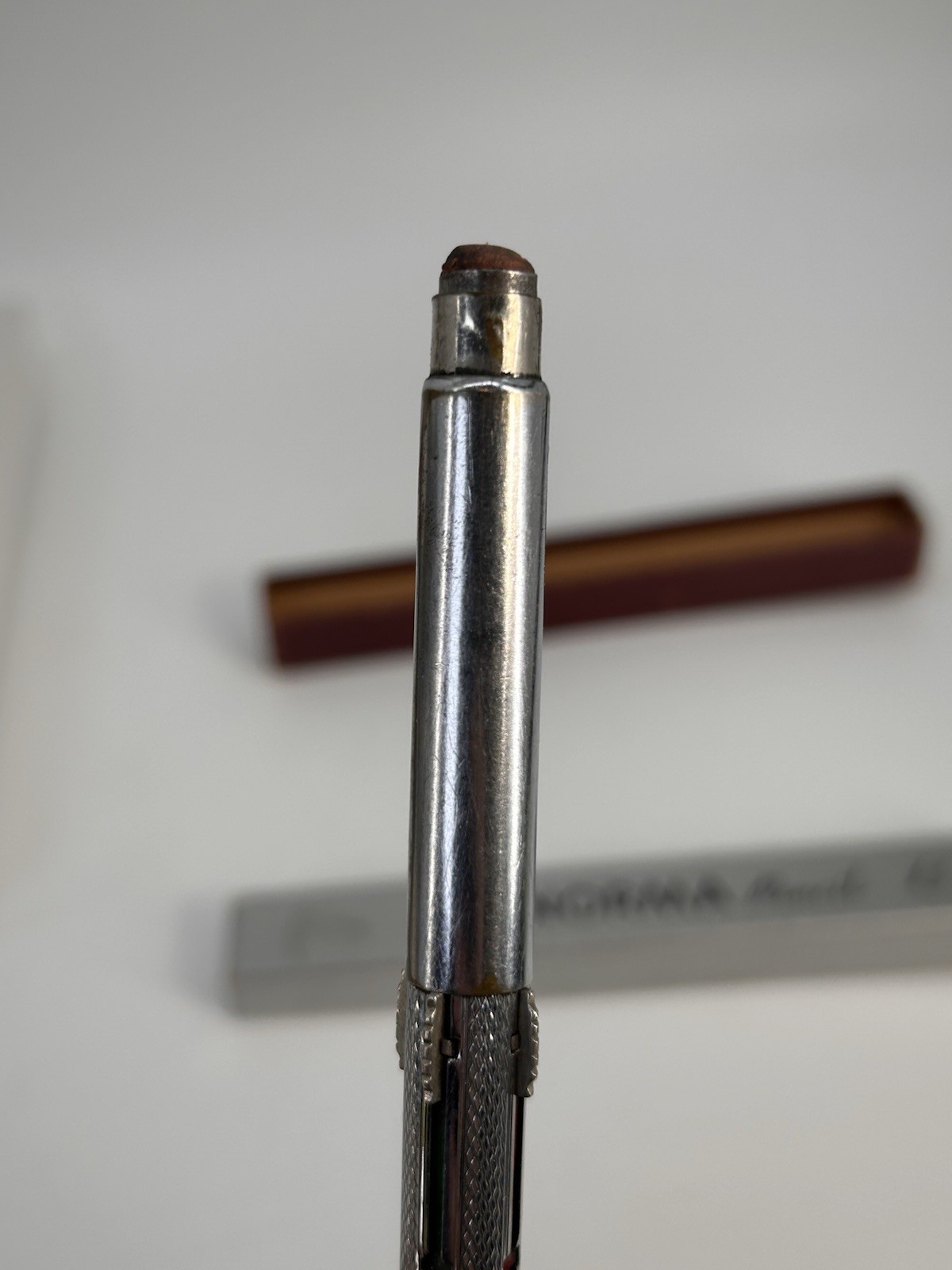 Vintage Norma Mechanical Pencil #104 Chrome Multi 4 Color with Box Instructions