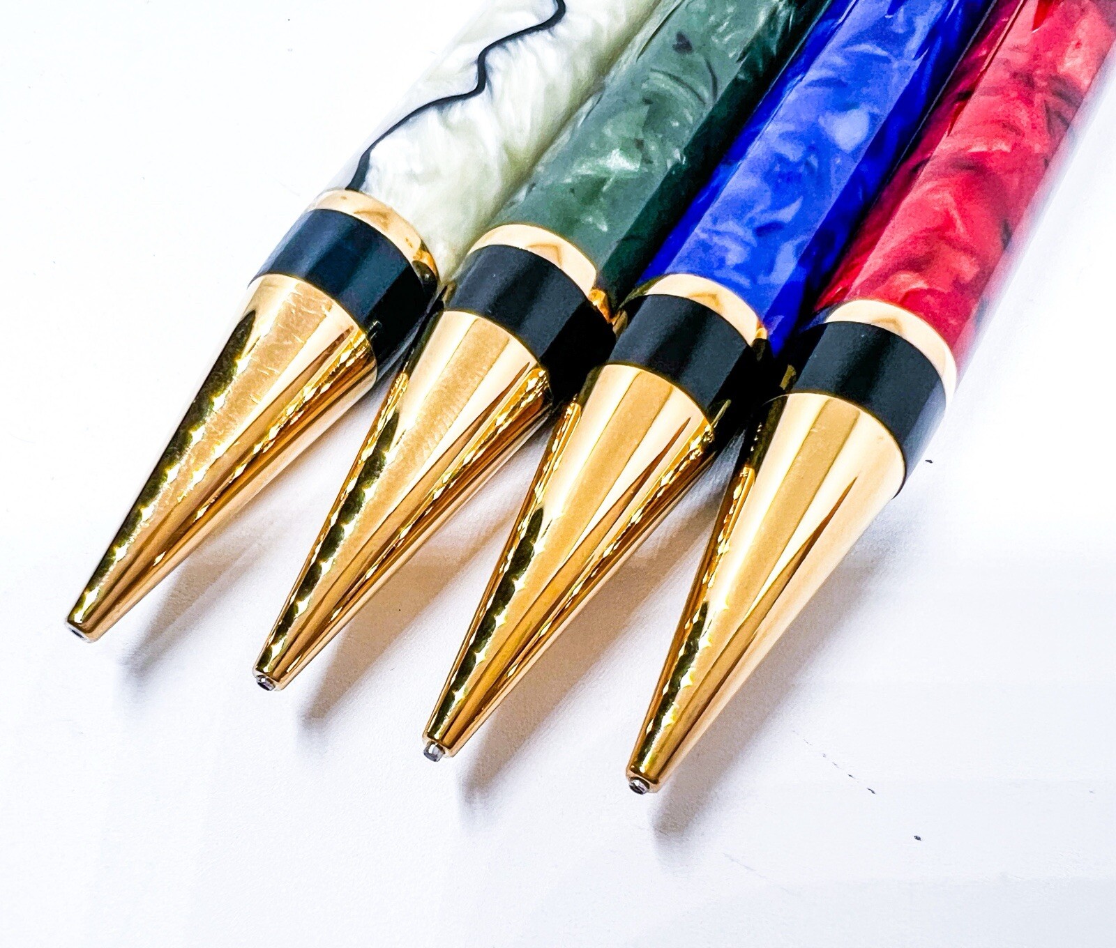 4pcs PARKER DUOFOLD 2nd Gen MARBLE Red Green Blue Pearl White Mechanical Pencil