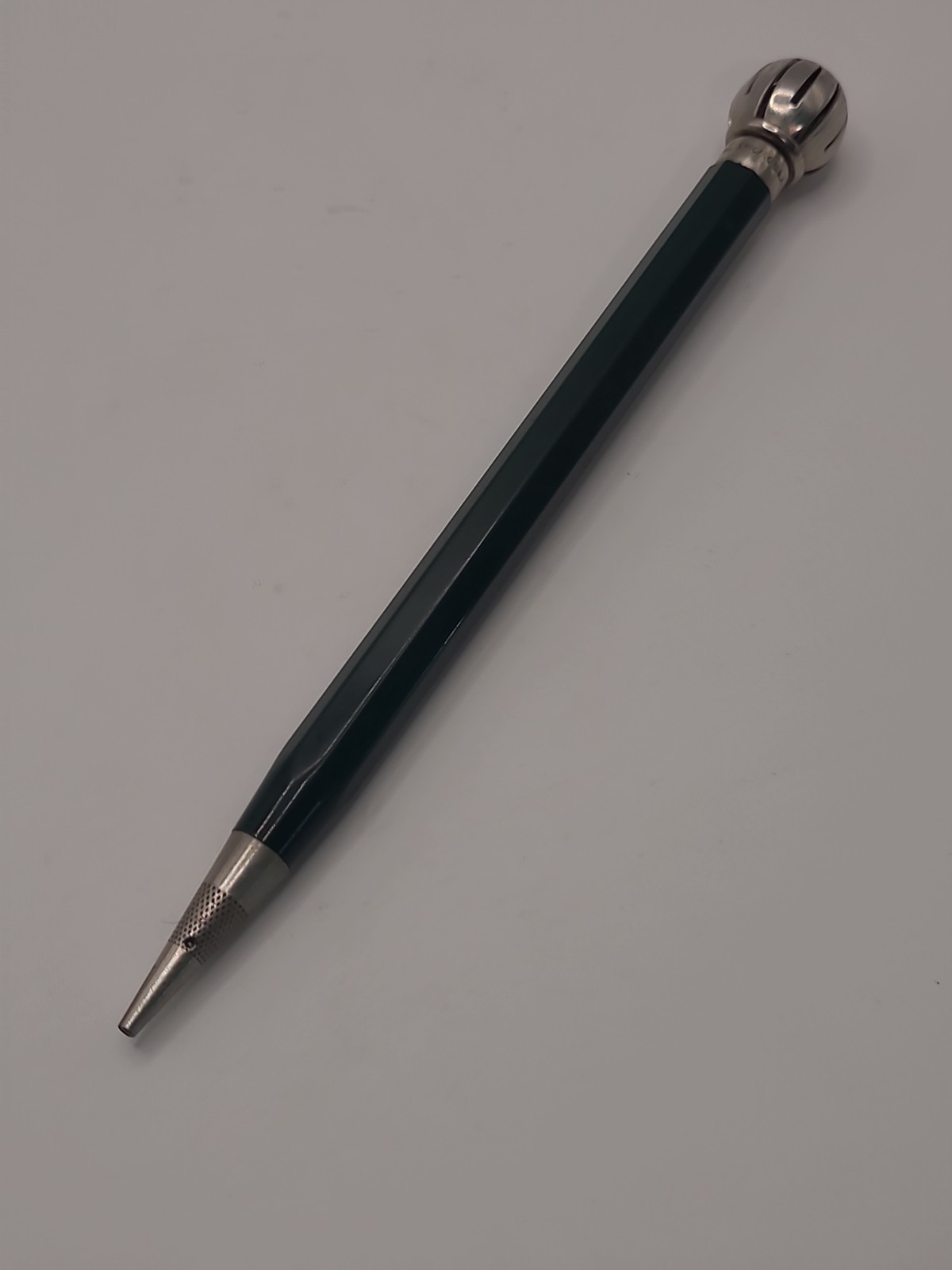 Autopoint 1940s 50s Rotary phone dialer Topper Mechanical Pencil Green Antique