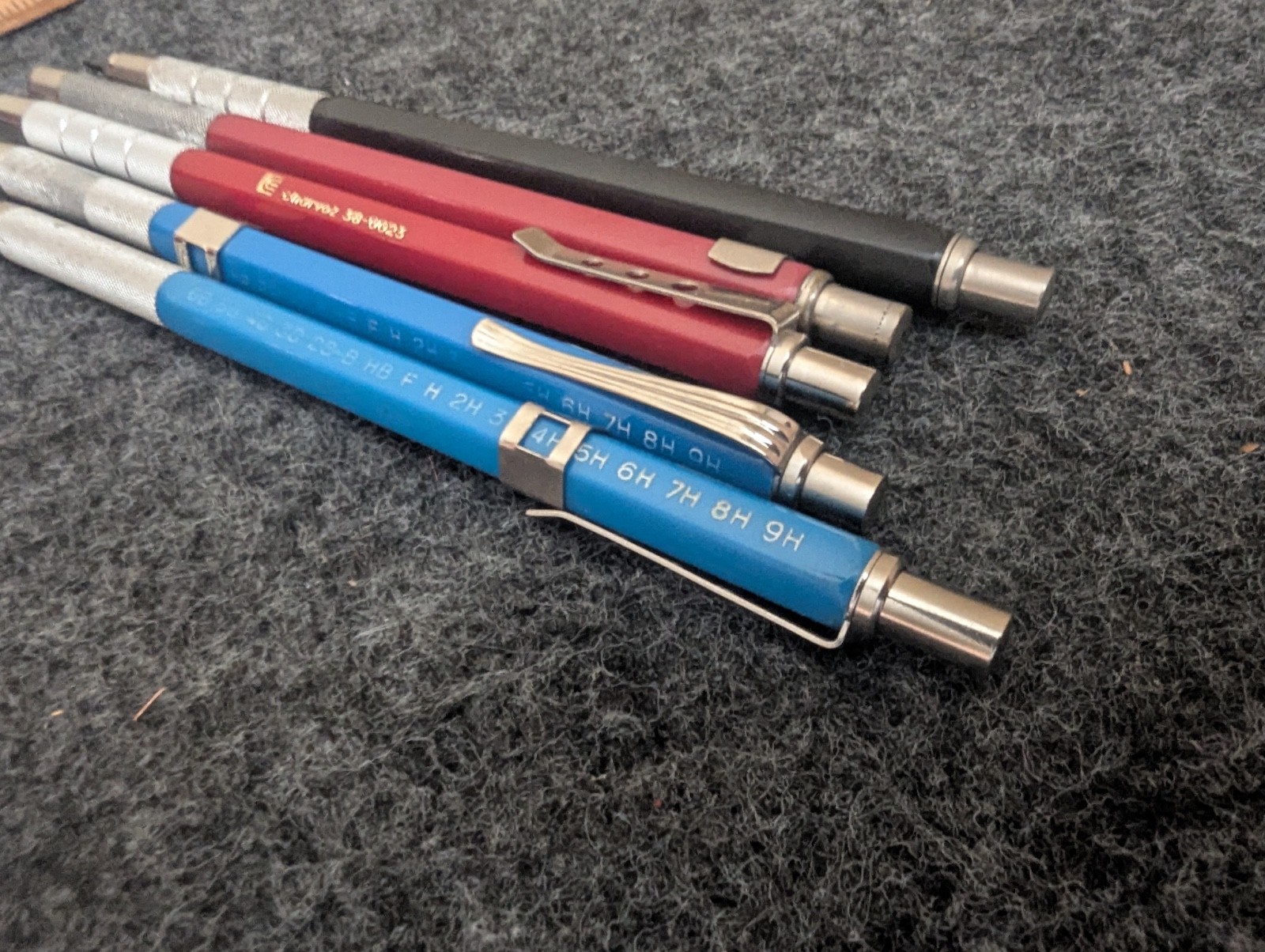 Lot of 5 Charvoz 38-0023 + 38-022 Drafting Lead Holders Italy JM