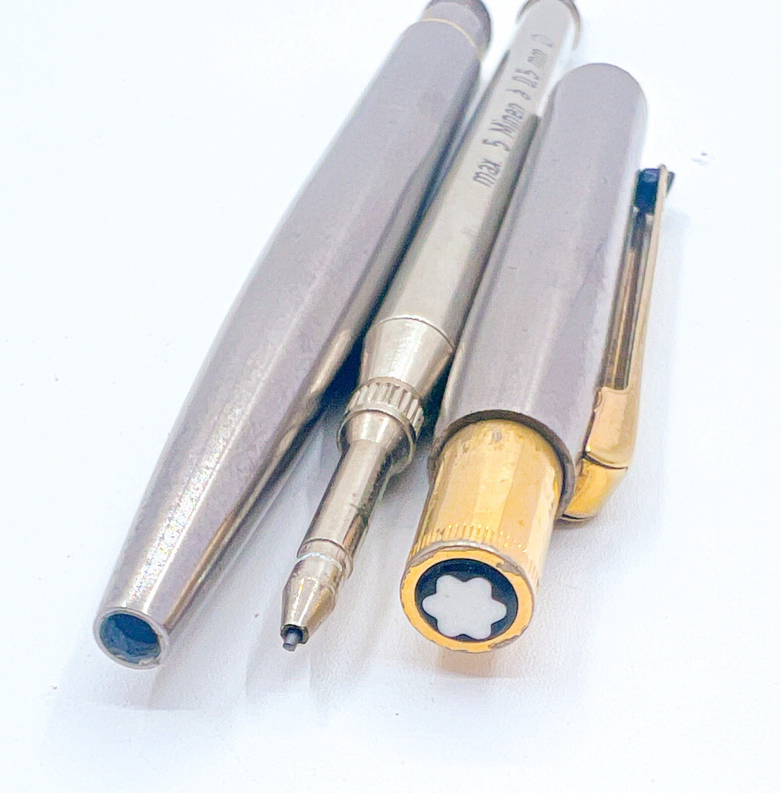 Montblanc Noblesse Titanium Plated Mechanical Pencil 0.5 0.5mm Metal Functional