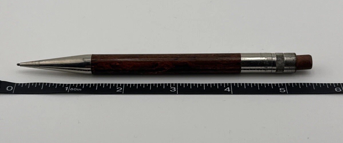 Eversharp Mechanical Pencil Wood Grain Design 5.5”