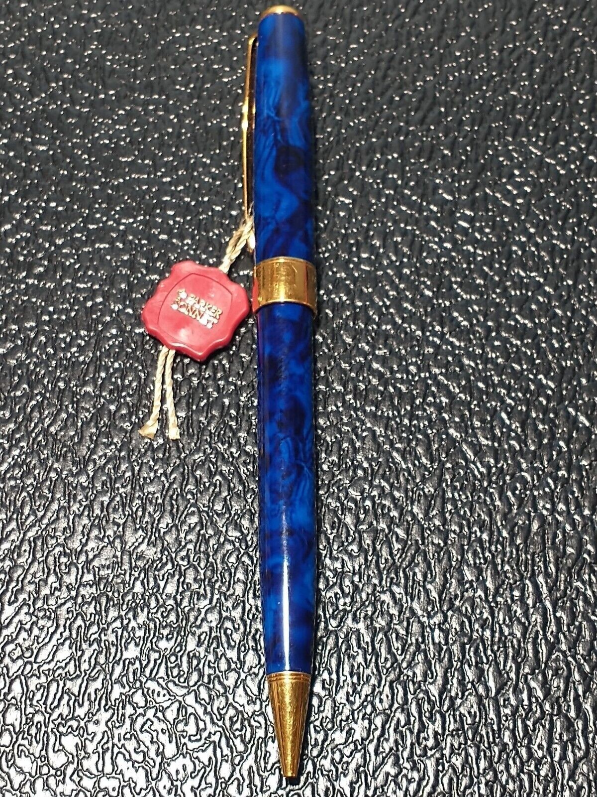 Parker Premier Blue Lacquer & Gold 0.5mm Pencil New In Box