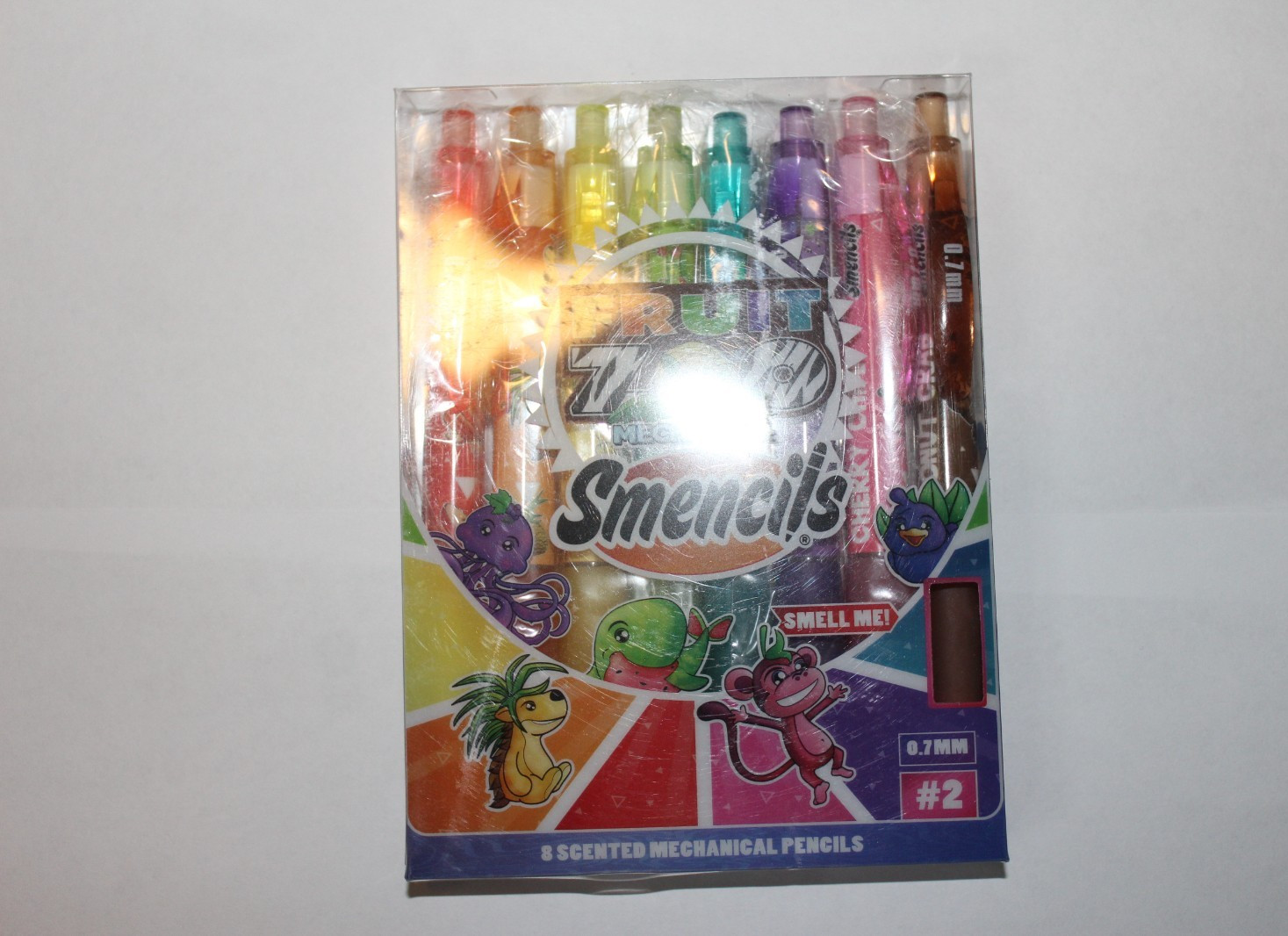 Zoo Fruit Scented Pencils! 8 Mechanical Smencils 0.7mm (Brand new)