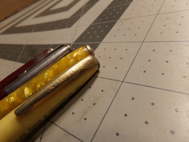 4 Vintage Ritepoint Advertising Mechanical Pencils. Moose Lodge, Hick’s Oil, ++
