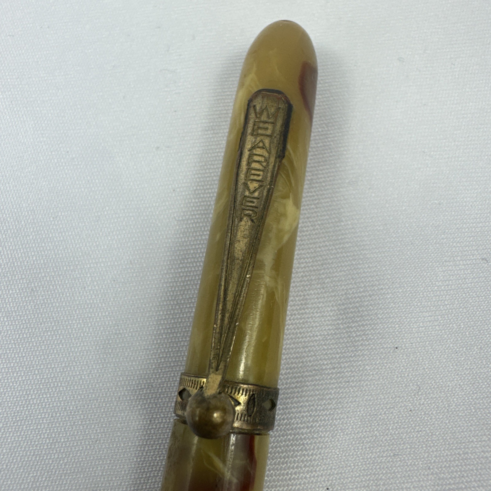 Vintage WEAREVER Mechanical Pencil Pen Marbeled Lucite Rare Writing Instrument