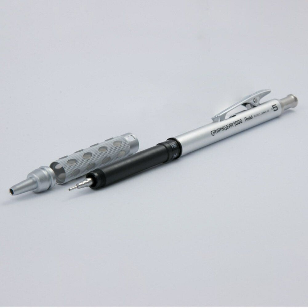 Pentel Graphgear 1000 Mechanical Drafting Pencil 0.5mm AND Ain Stein Lead HB