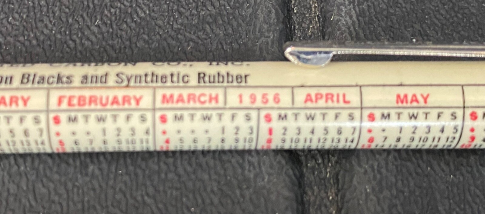 Vintage Mechanical Pencil 1956 United Carbon Corp w/Erasers & Lead