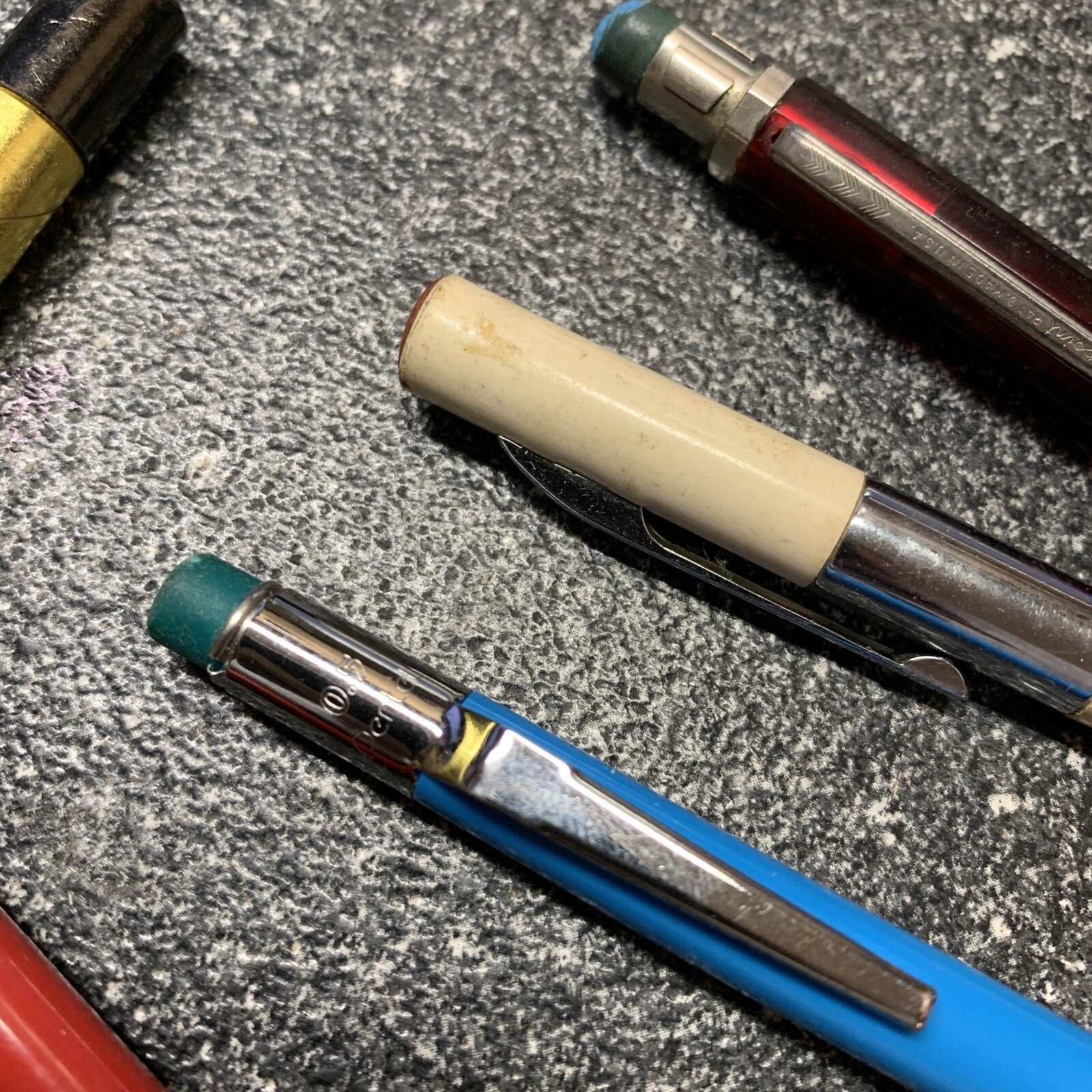 Vintage Mechanical Pencil Lot – Cross, Autopoint, Pentel, Scripto, Centennial