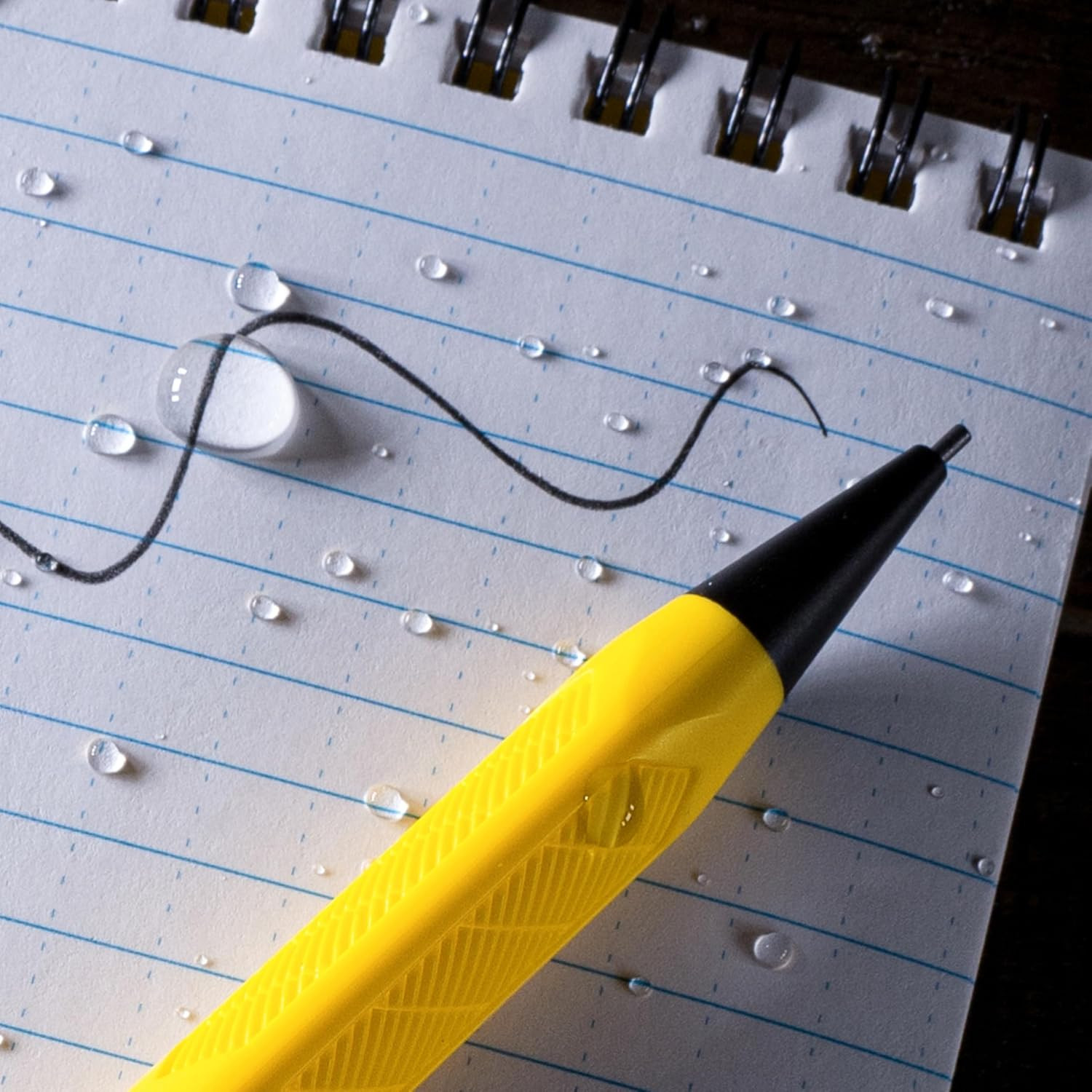 Weatherproof Mechanical Pencil, Yellow, Black, Orange Barrel