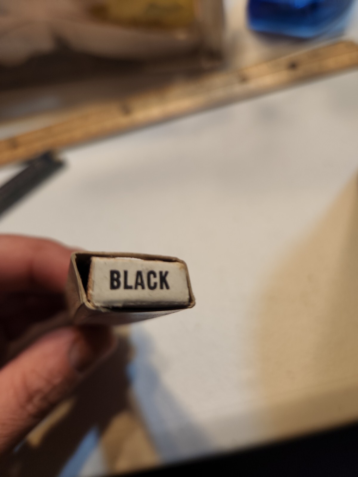 Vintage Semaphore Mikado extra thin leads,.036″ dia., 75-76 Black,1936 packaging