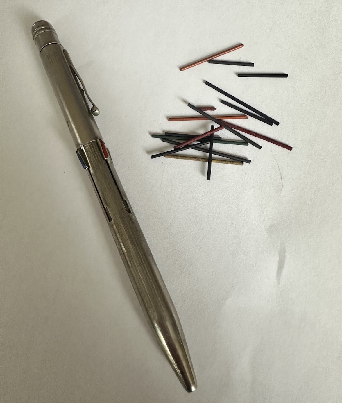 Norma Mechanical Pencil 4 Color Vintage Multi Color Lead Pencil 1930s 40s Vtg