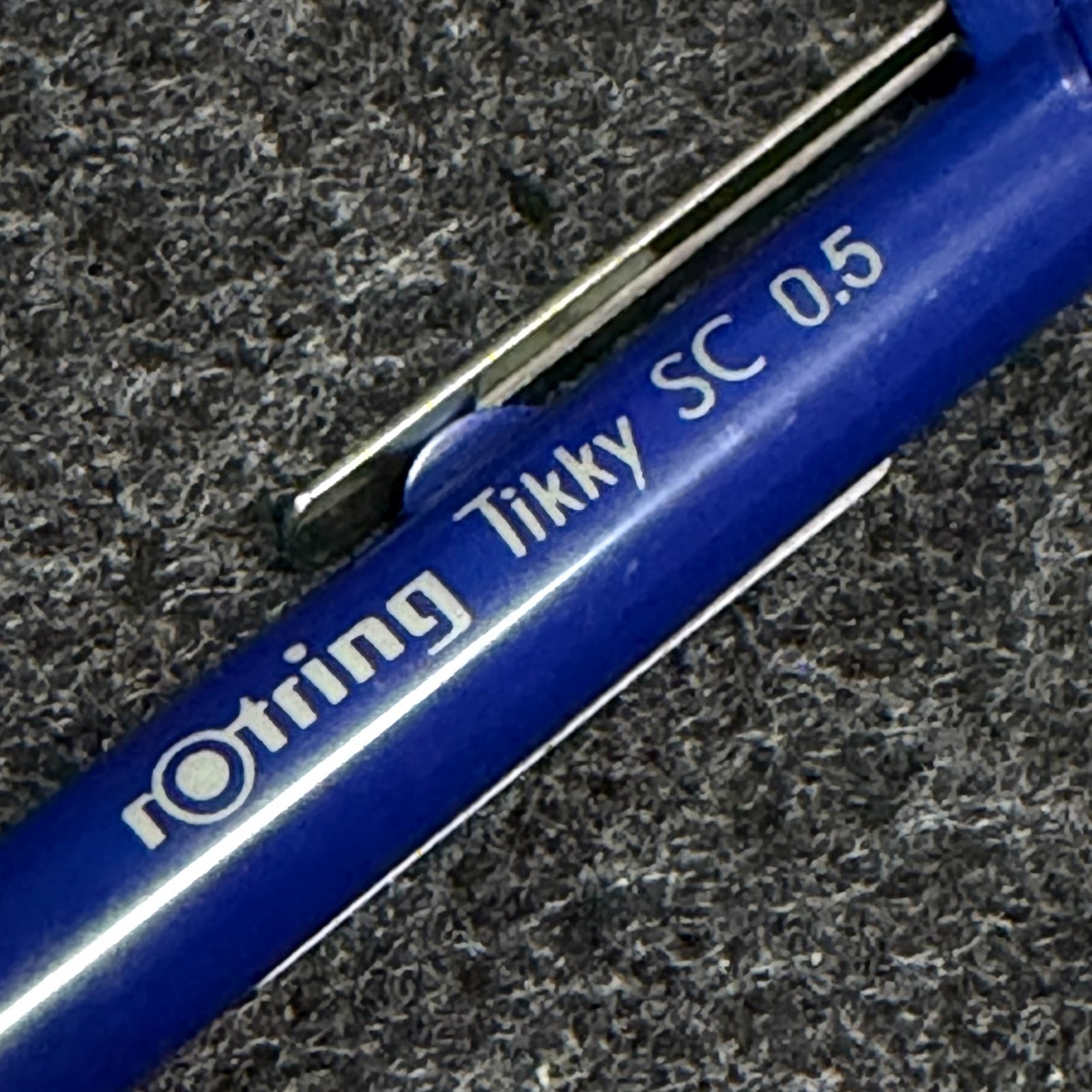 RARE Vintage Rotring Tikky SC 0.5mm Blue | Retractable Sleeve | Germany | NOS
