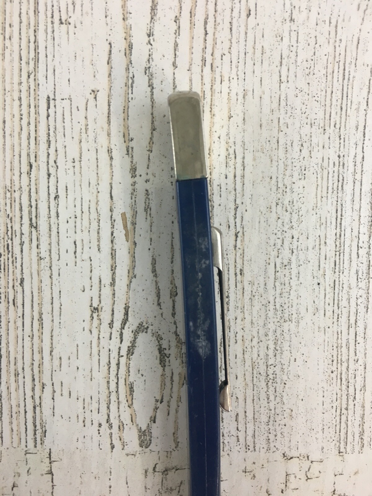 Vintage Slencil Flat Mechanical Pencil Blue