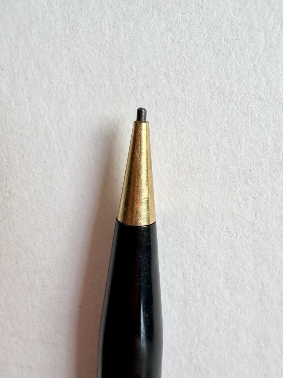 Antique Sheaffer’s Lifetime Gold Filled Mechanical Pencil Crown Top Black