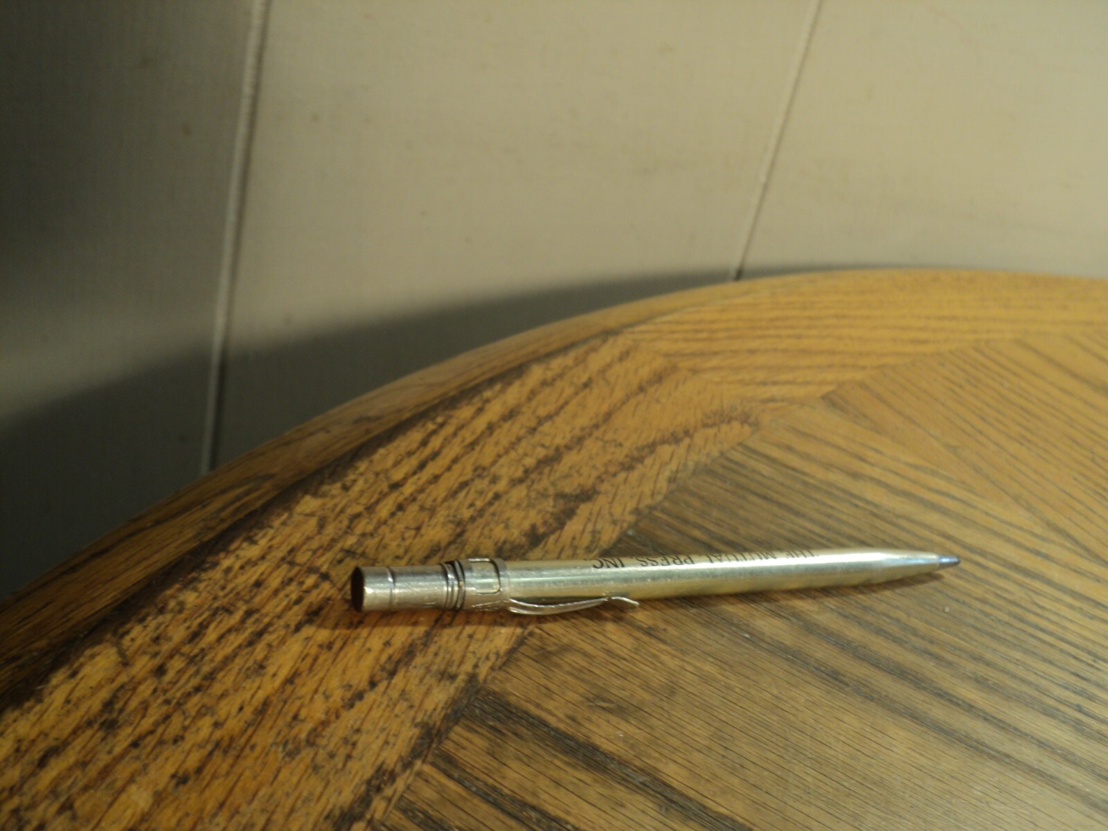 Vintage Adgif Mechanical Pencil Advertising The Mutual Press Inc Hutchinson KS