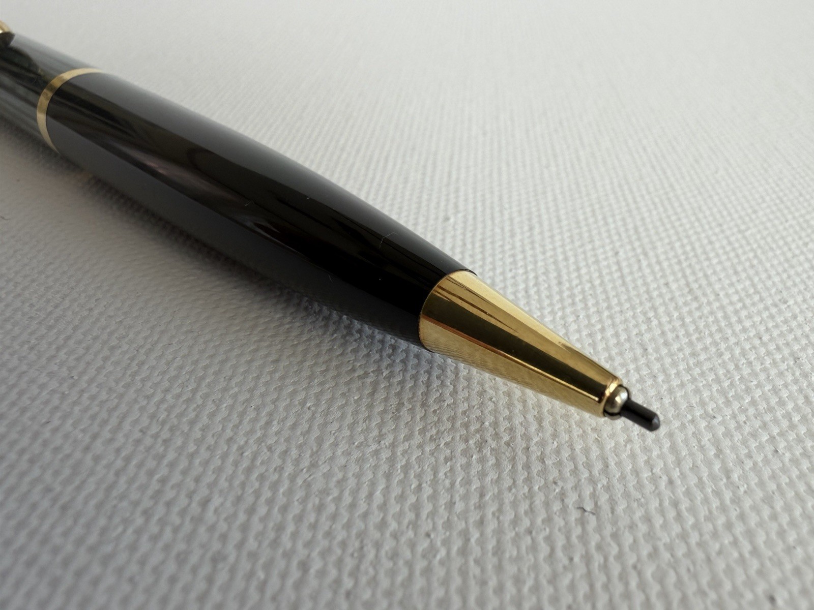 Pelikan 450 Mechanical Pencil In Green Striped & Black Günther Wagner Design
