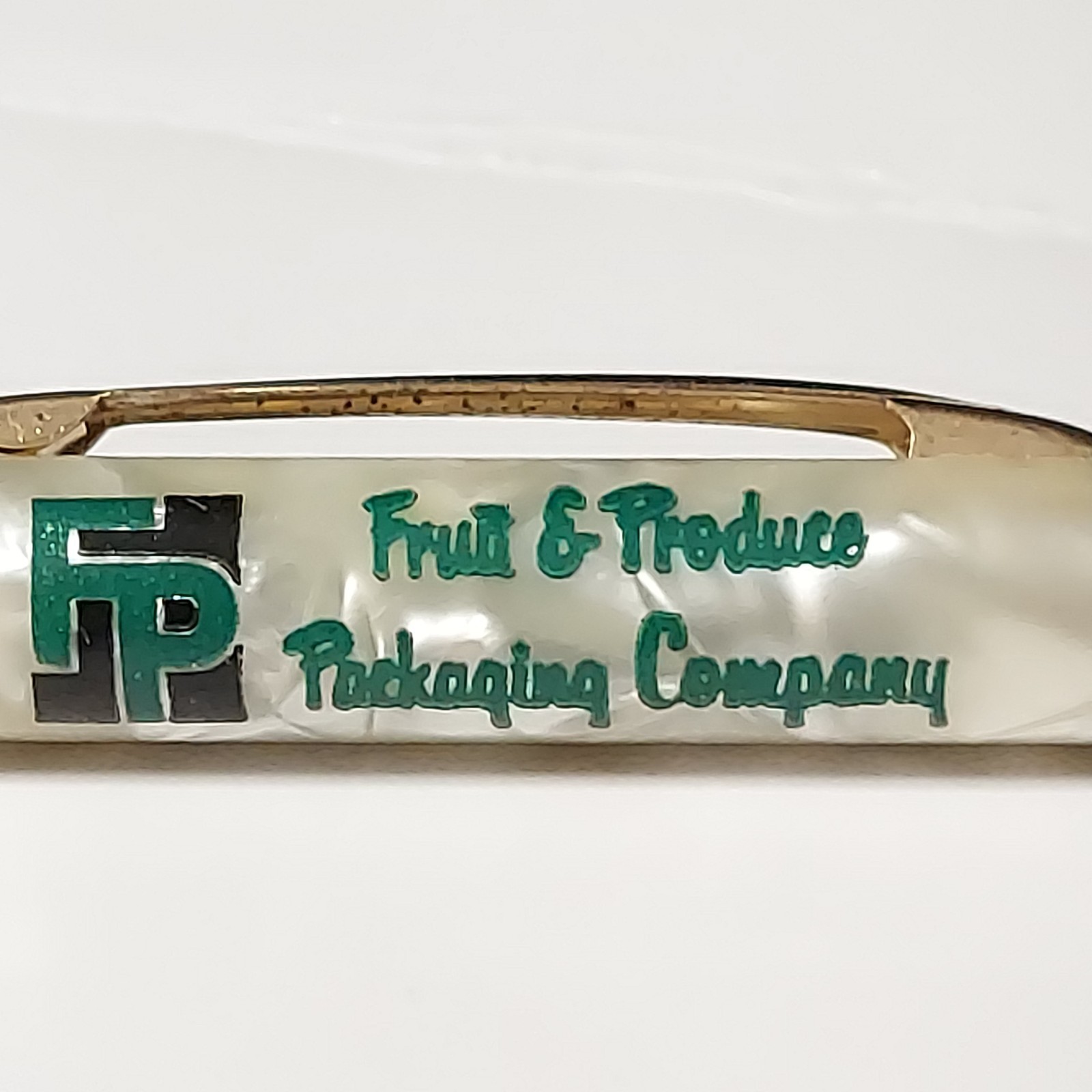 Vintage Sheaffer Fruit And Produce Co. Pearlized Mechanical Pencil Advertising