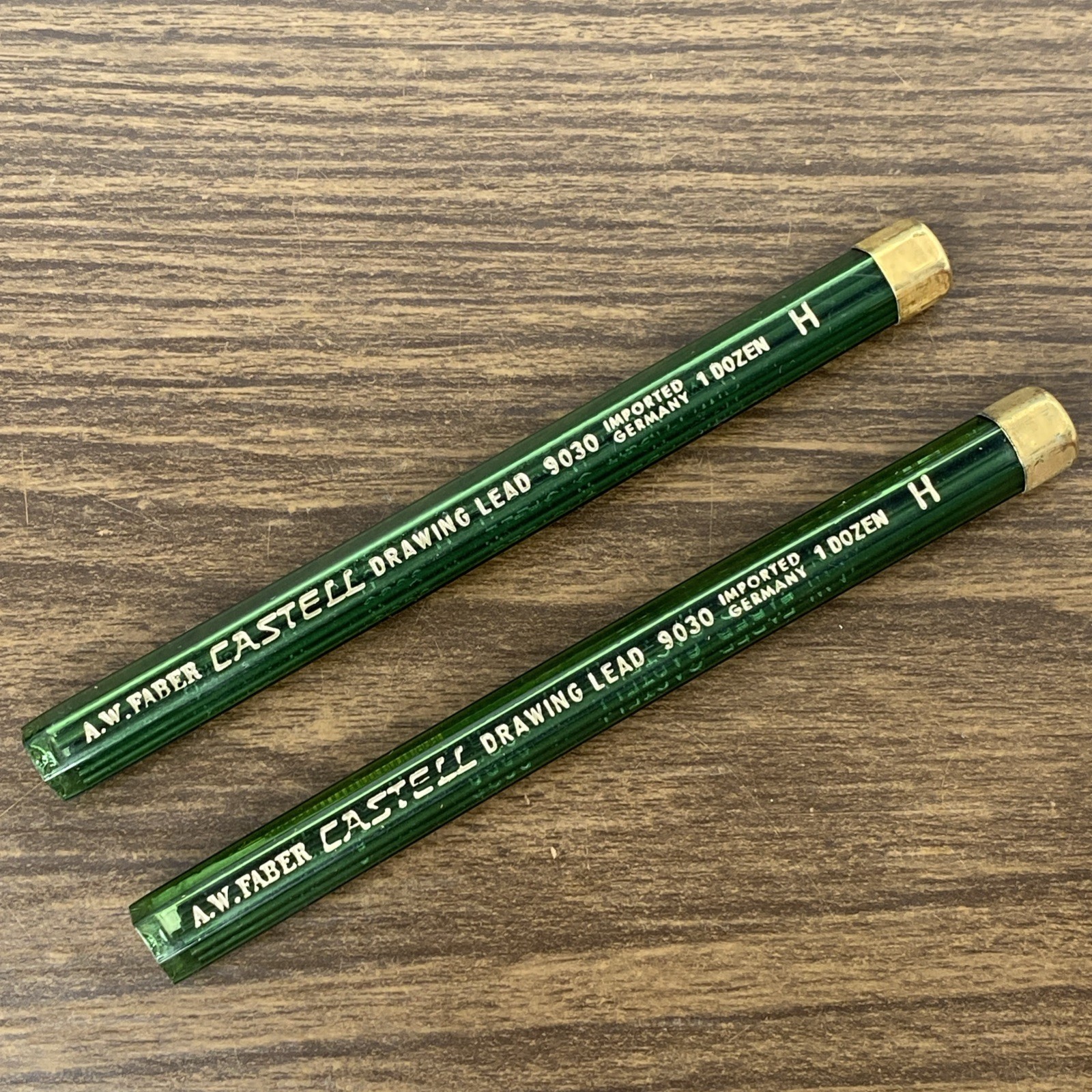 VTG Unused A.W. FABER CASTELL DRAWING LEAD 9030 Refill Lead Germany H 1dozen