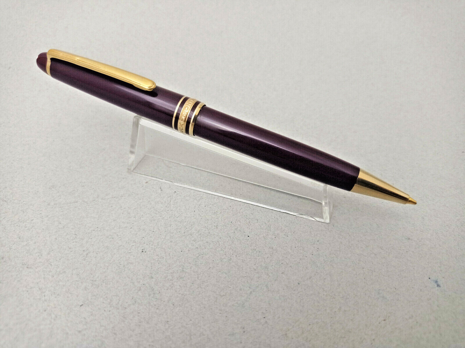 MONTBLANC MEISTERSTUCK 163 BURGUNDY MECHANICAL PENCIL VINTAGE EXCELLENT WORKING