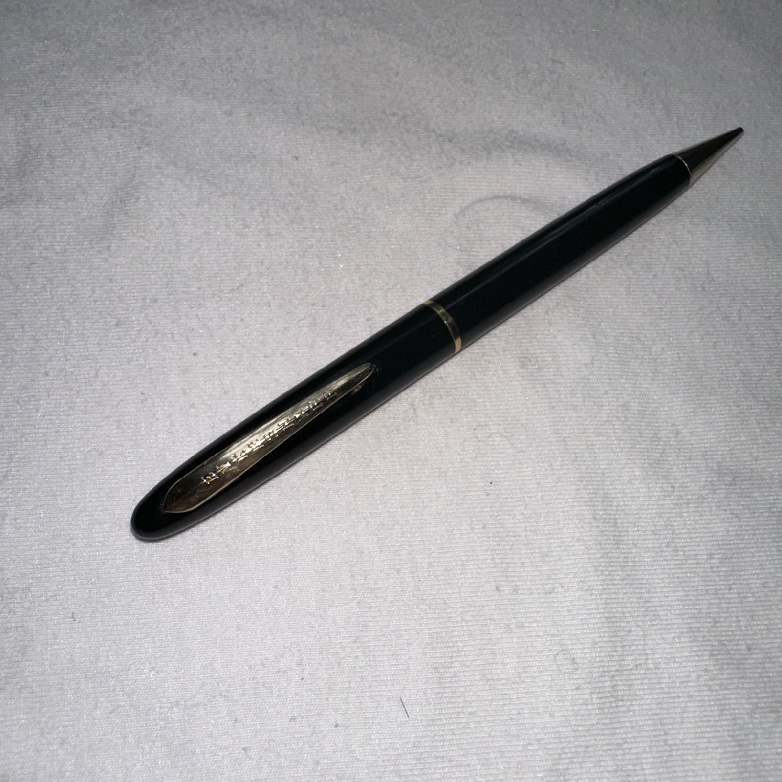 Eversharp Mechanical Pencil Black & Gold C.1950’s Works VTG