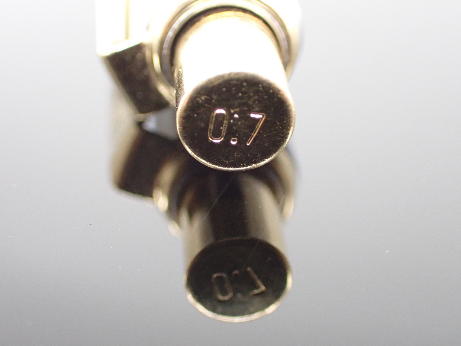 Sheaffer USA Mechanical Pencil • 0.7mm • Stainless Steel & Gold Trim • Vintage