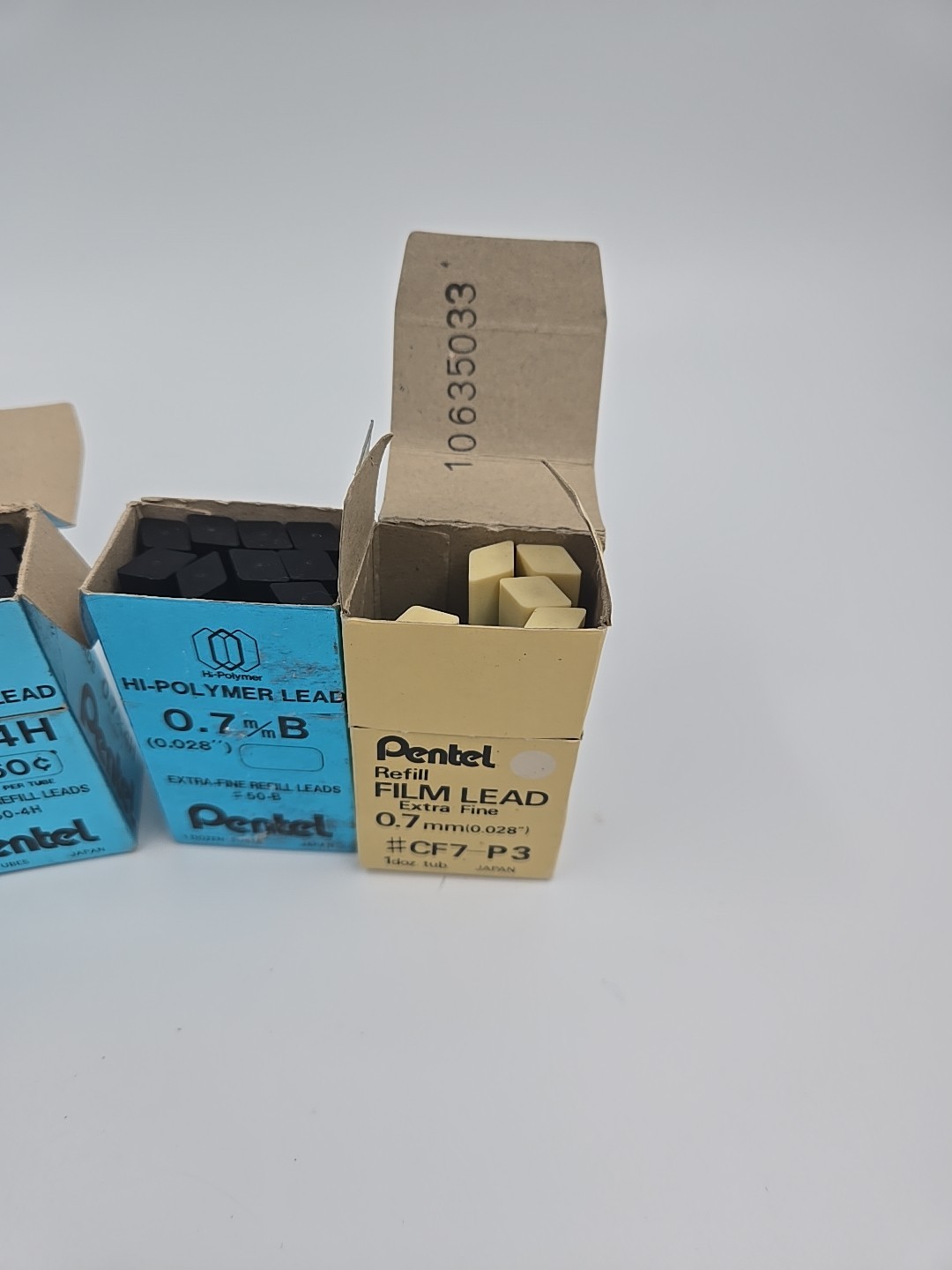 VTG Pentel Mechanical Pencil Refill Lead 92 TUBE .7mm Various Type Made In Japan
