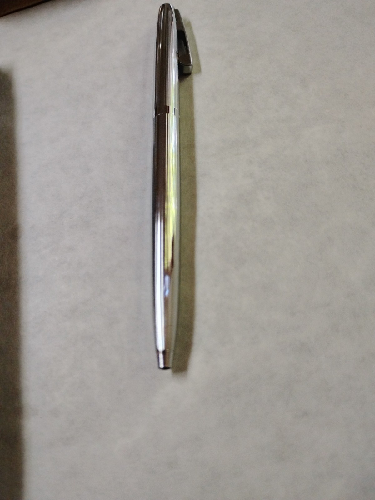 Sheaffer Vintage White Dot Silver Ballpoint Pen & Mechanical Pencil Set