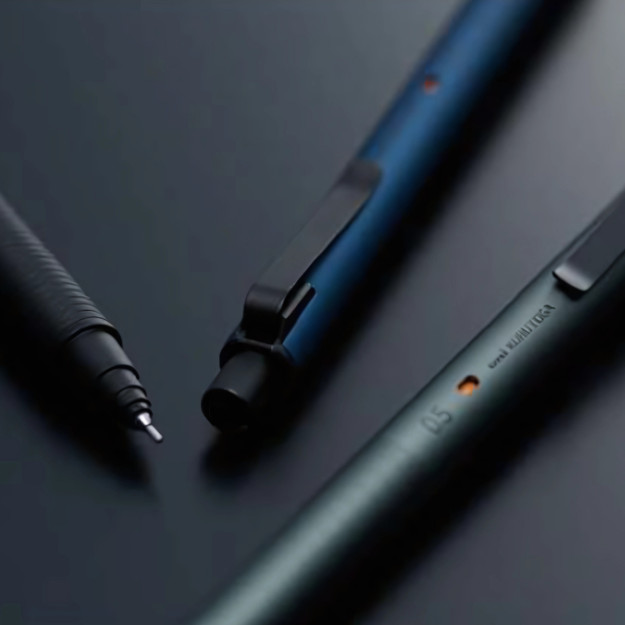 Mitsubishi Kuru Toga Metal Mechanical Pencil 0.5mm Silent Blue M5KH1P.10
