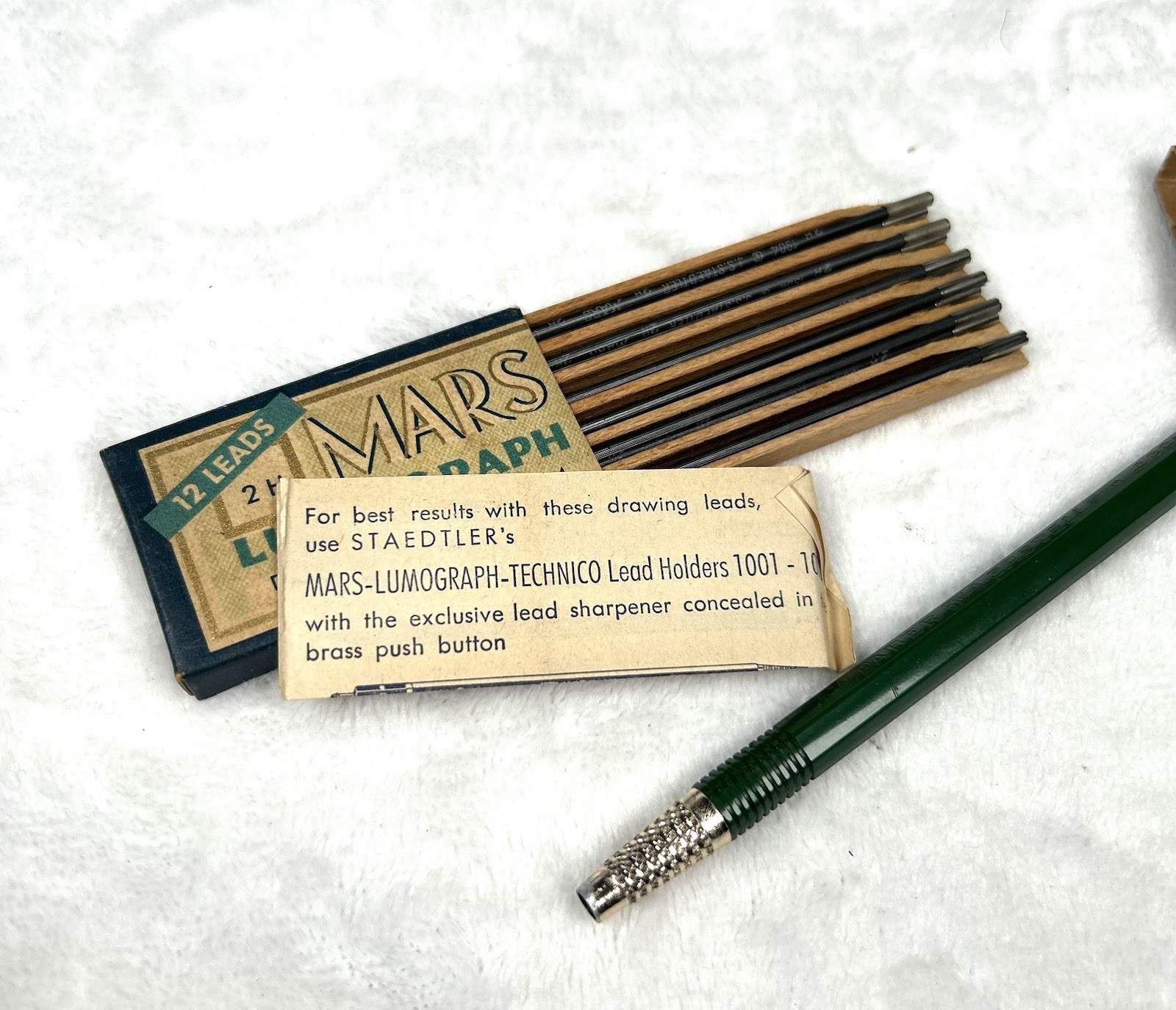 Vintage A.W. Faber Castell Vintage Lochtite Lead Mechanical Pencil W/ Leads