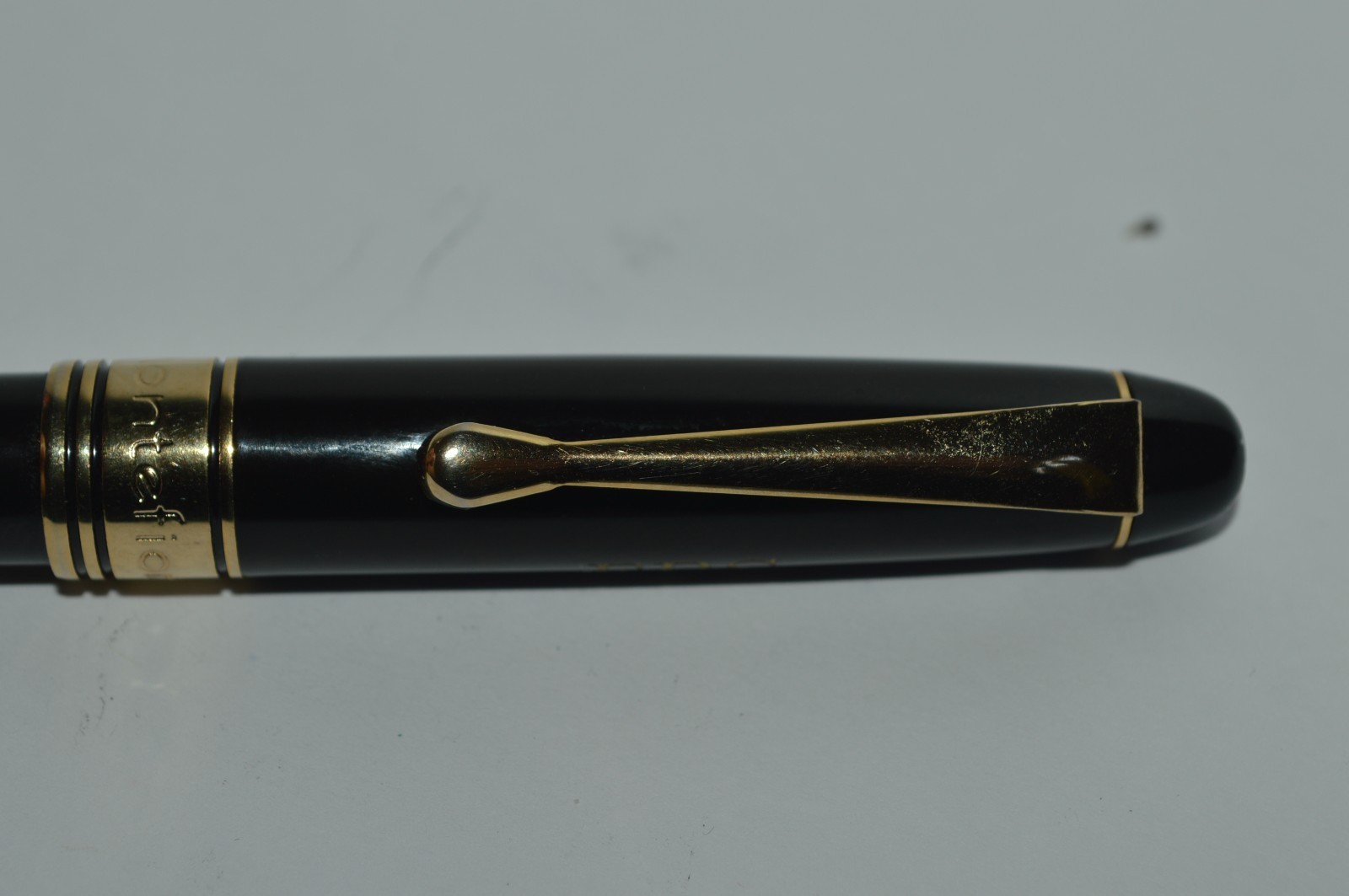 MONTEFIORE Mechanical Pencil Black Lacquer Finish FPS Engraved Excellent Condit