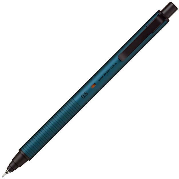 Mitsubishi Kuru Toga Metal Mechanical Pencil 0.5mm Silent Blue M5KH1P.10