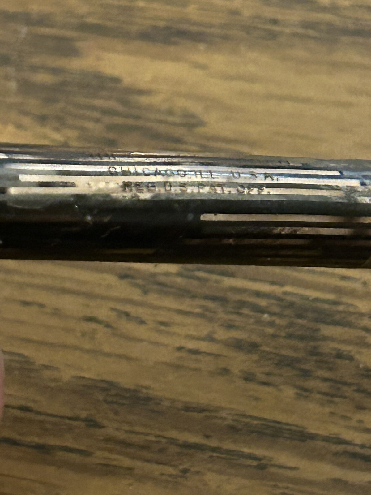 Antique Conklin Copper / Brown Striated Mechanical Pencil Chicago