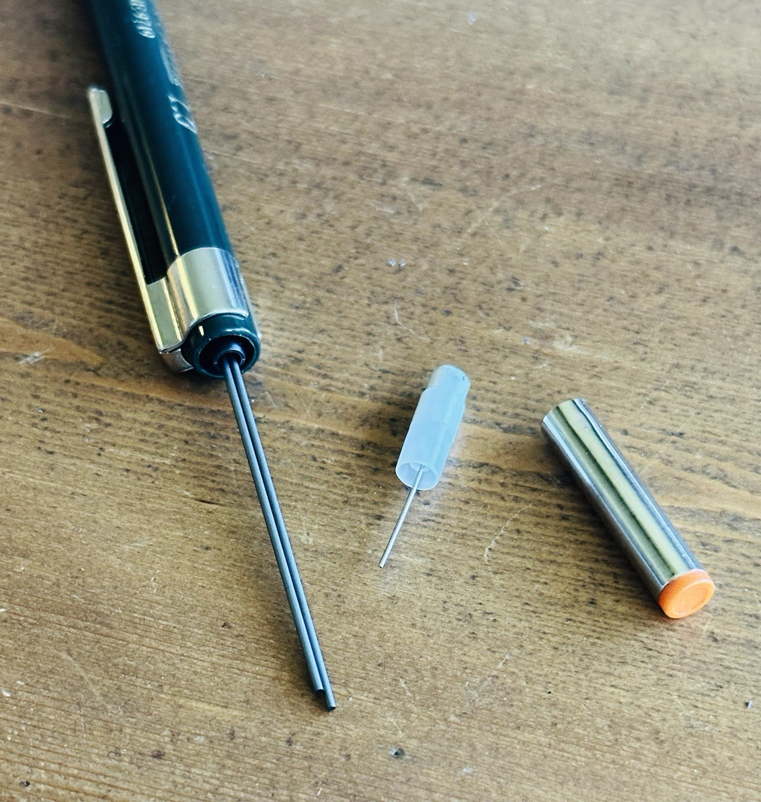 Pre-owned Faber-Castell TK-Fine 9719 1.0 Drafting Pencil Germany Dark Green