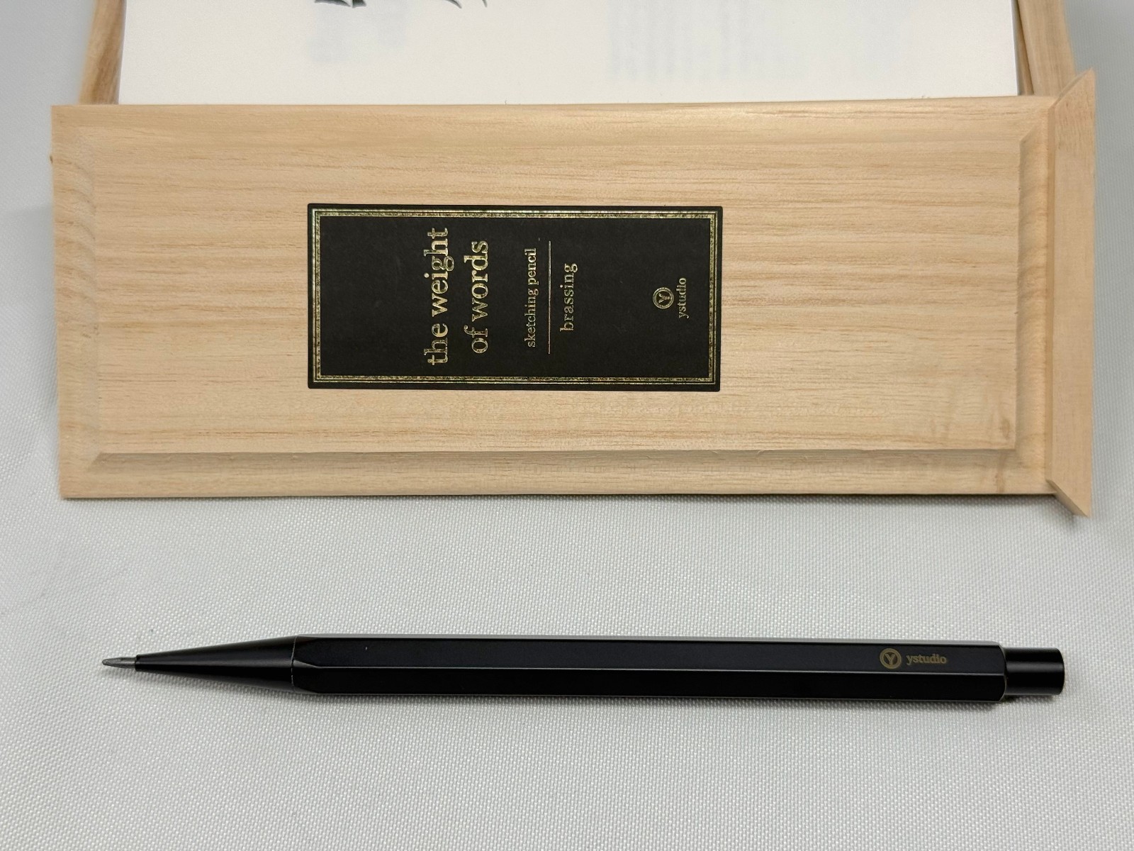 ystudio Brassing Sketching Pencil in Black 2mm – new in box