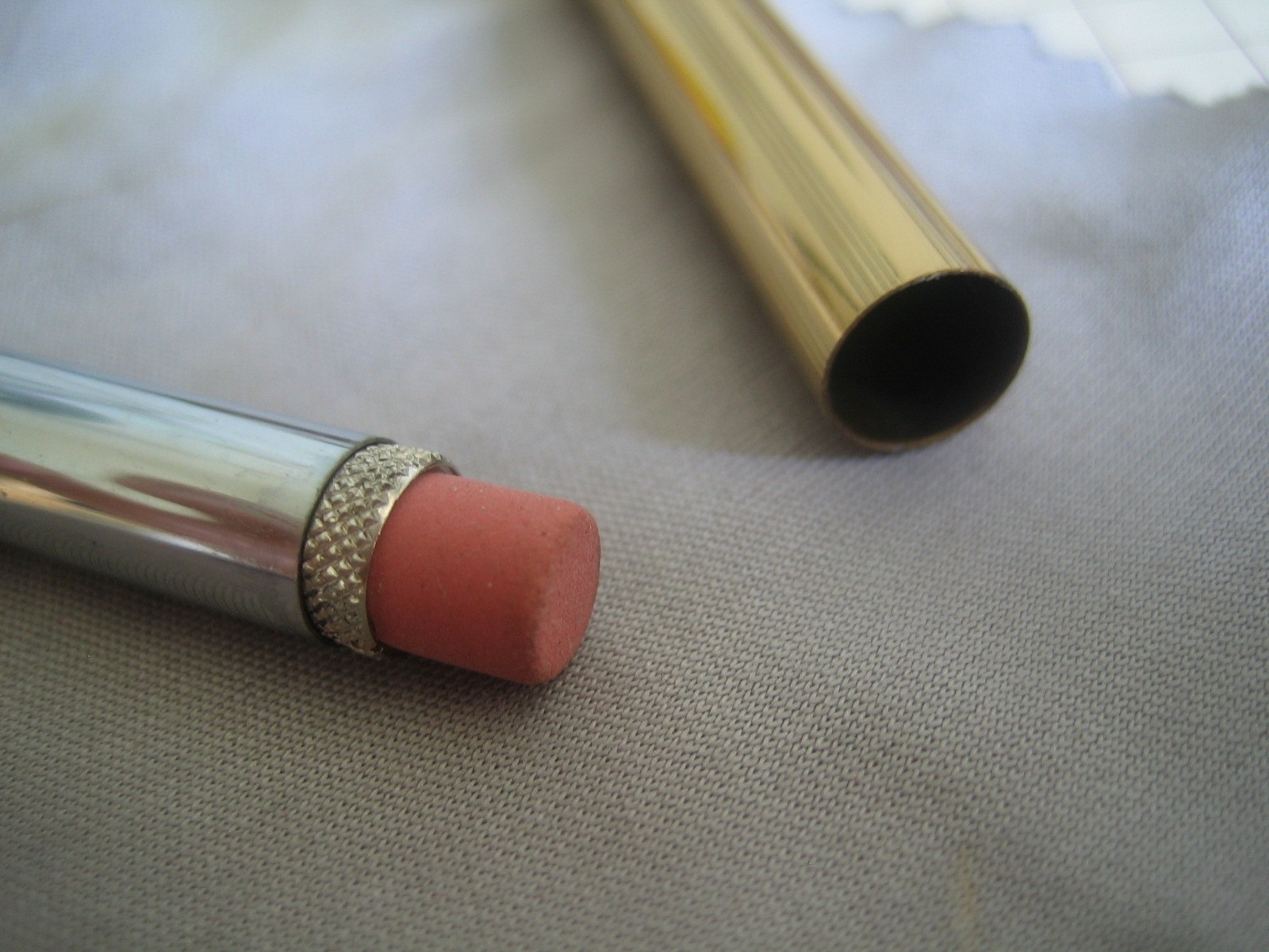 Gold filled color metal Twist Mechanical Pencil, 1.0 mm lead