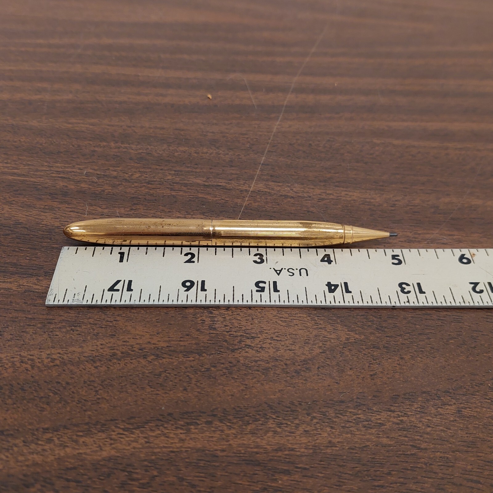 Vintage WINDSOR USA Mechanical Pencil Gold Tone Desk Accessories
