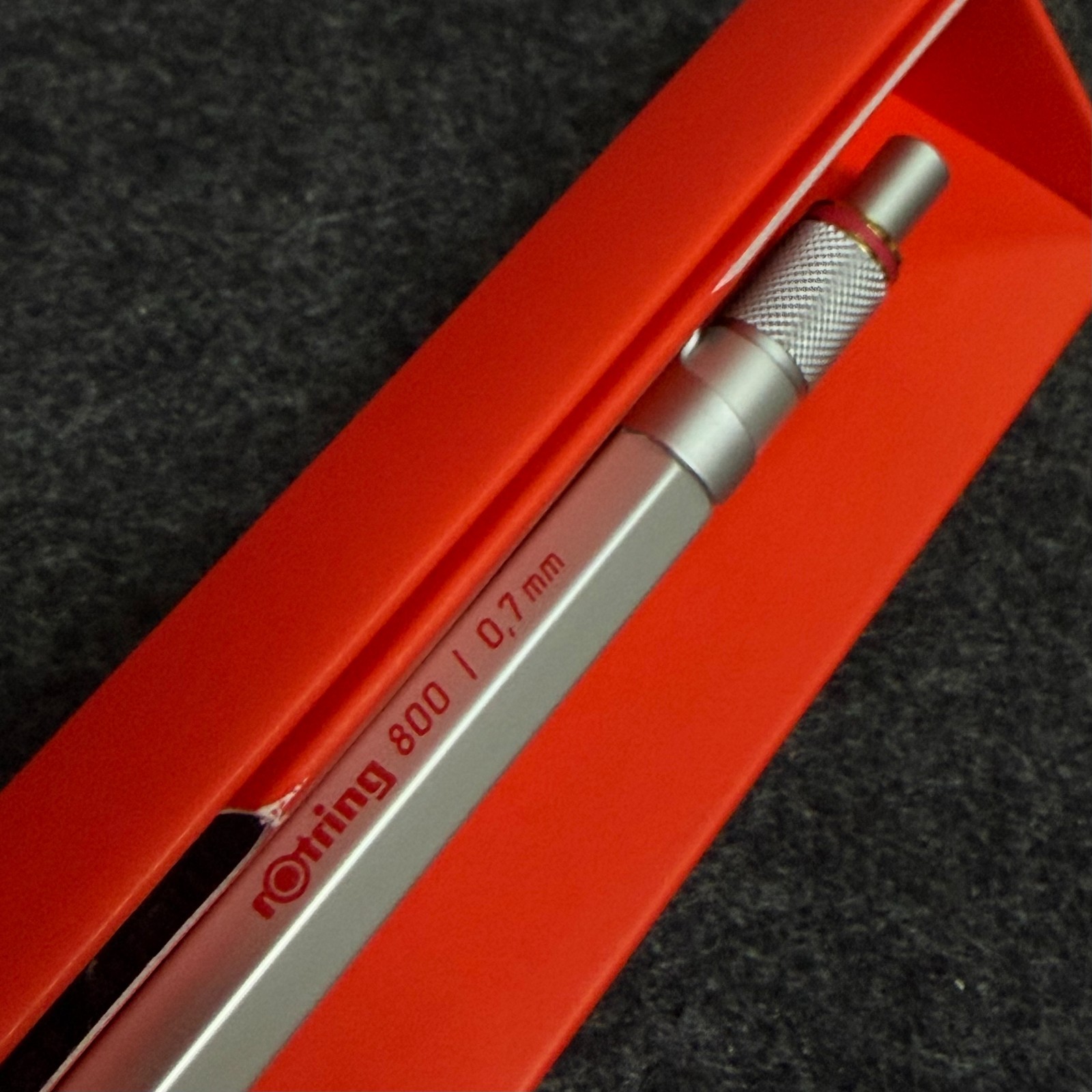 rOtring 800 Silver 0.7mm Drafting Mechanical Pencil NIB MPN 1904448