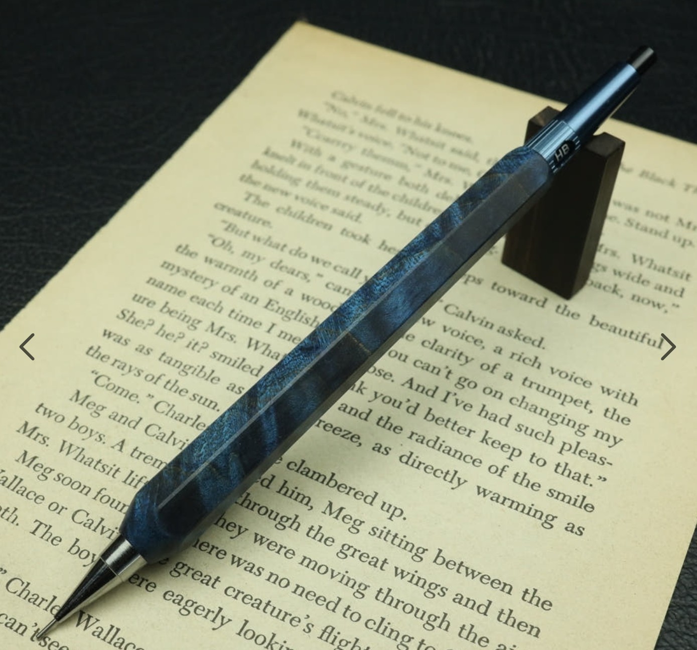 PENTEL PG5 Custom Mechanical Pencil Hexagonal Maple Burl Wood HANDMADE WOOD PEN