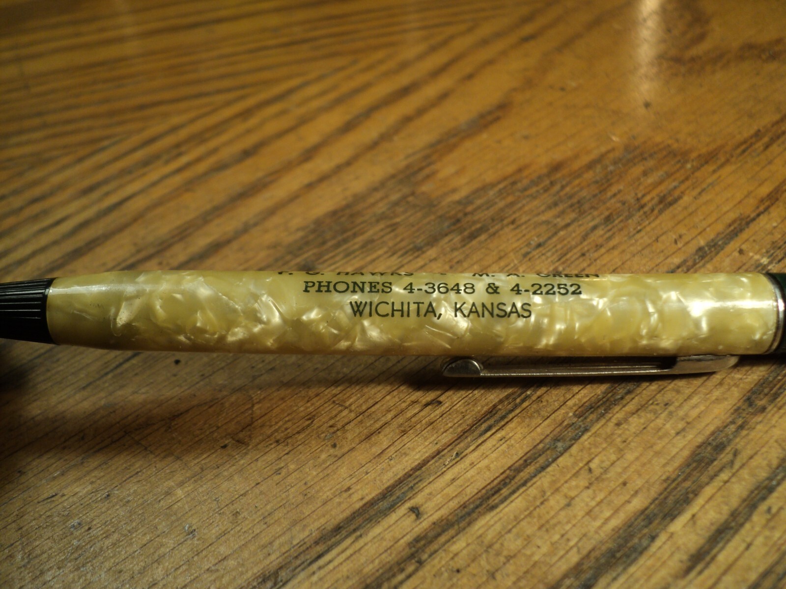 Vintage Autopoint Mechanical Pencil Northwest Oxy-Acetylene Linde Bottle Top D