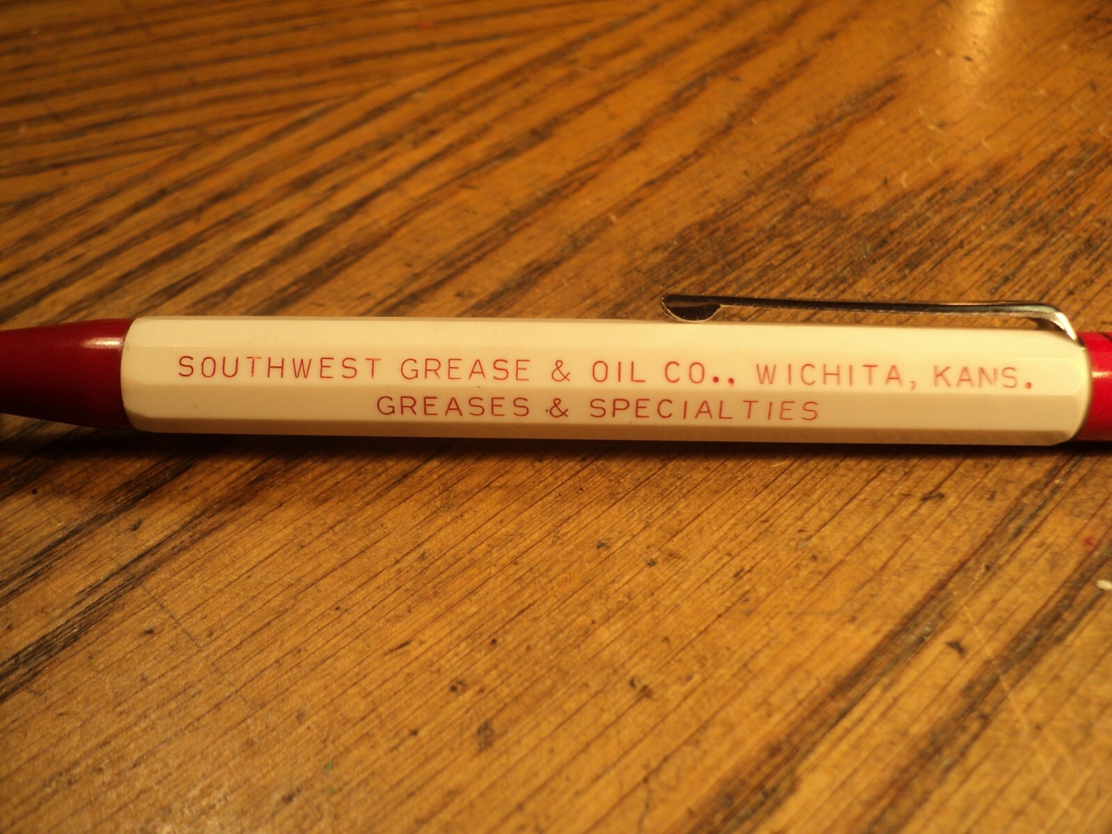 Vintage Autopoint Mechanical Pencil Southwest Grease & Oil 5-11/16″ NIB
