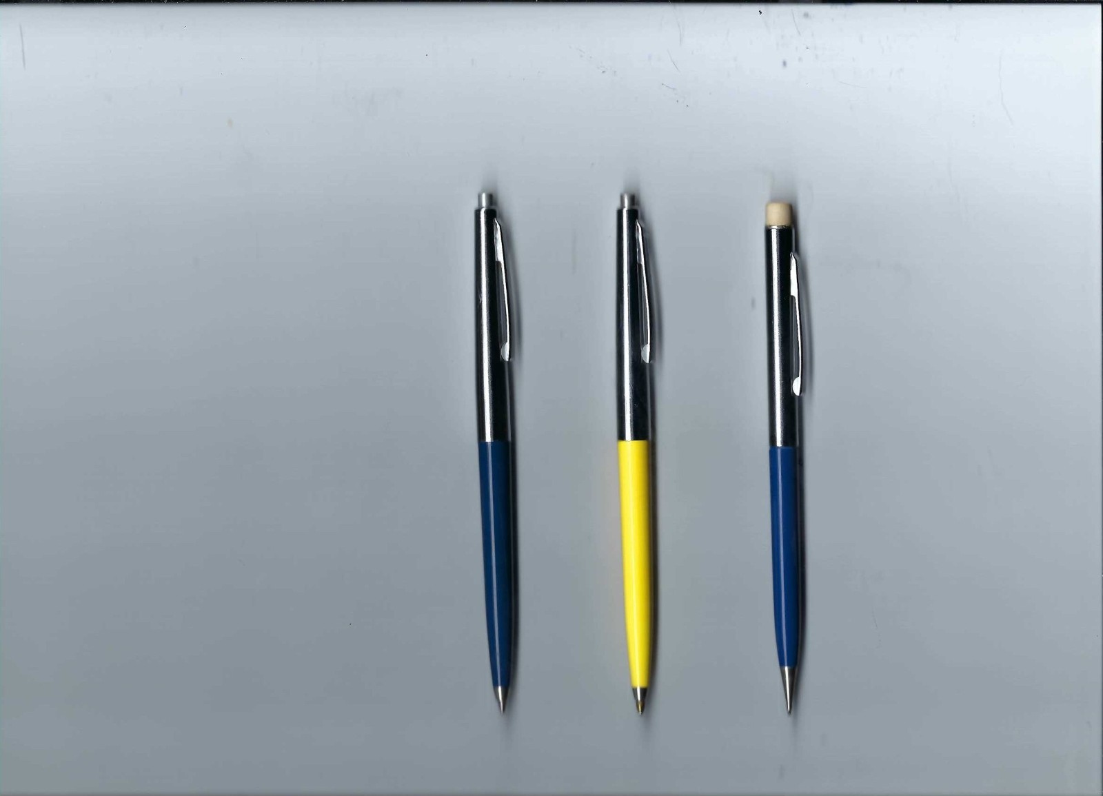 Lot of 3 Sheaffer Lifetime Ball Point Pens & Twist Mechanical Pencil W/ Chrome