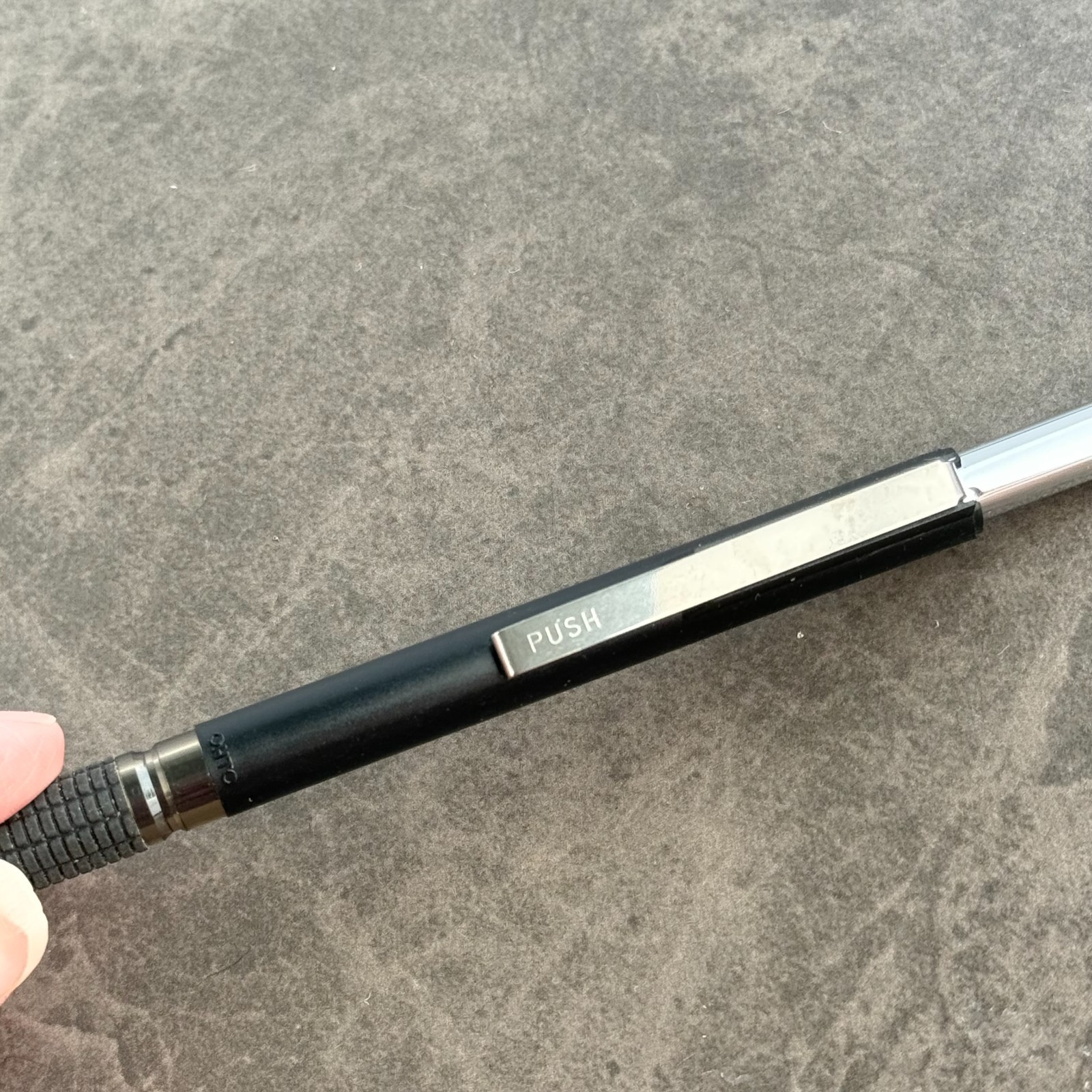 Y&C Grip 500 Double Knock Mechanical Pencil Vintage Black Japan – 0.5mm Lead