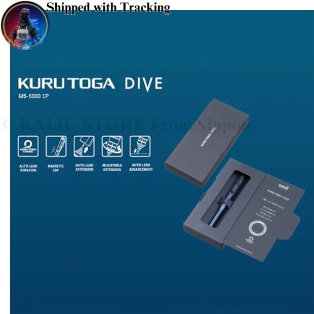 Mitsubishi Pencil Kurutoga Dive Mechanical Pencil 0.5mm Dense Green 301481000